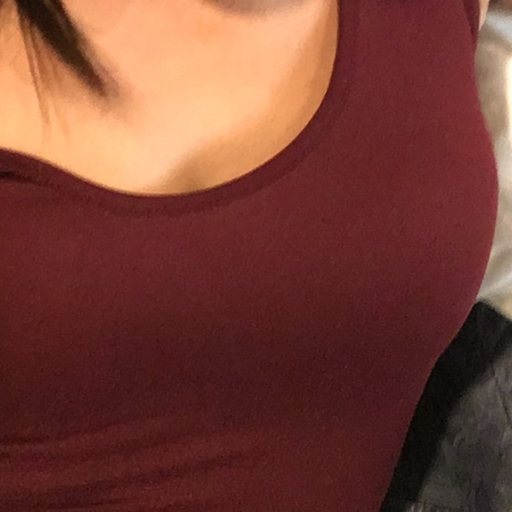 Dress burgundy long lovely back